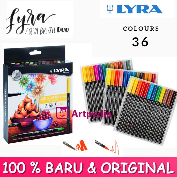 

(BISA COD) Lyra Aqua Brush Duo Dual Pen 36 Colors Set / LYRA Aqua Brush Duo 36 GRATIS ONGKIR Kode 1453