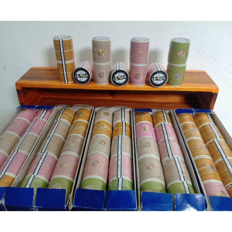 Gelasan benang katun ULTRA PRODUCT 40/3 Freestyle kuat kaku halus dan TAJAM