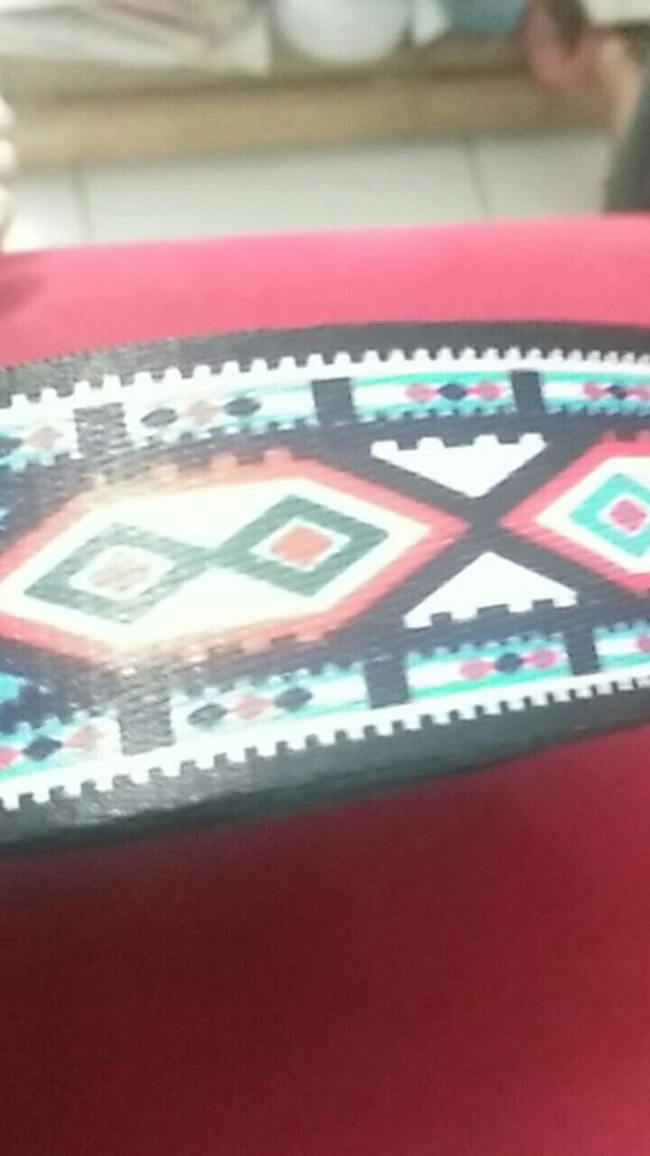 Webbing 3.8cm New Motif Aztec