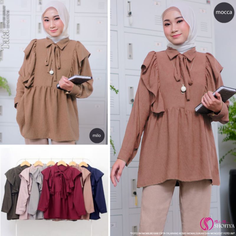 ATASAN TUNIK BLOUSE BUSUI LD 108 TATA BY SHOFIYA