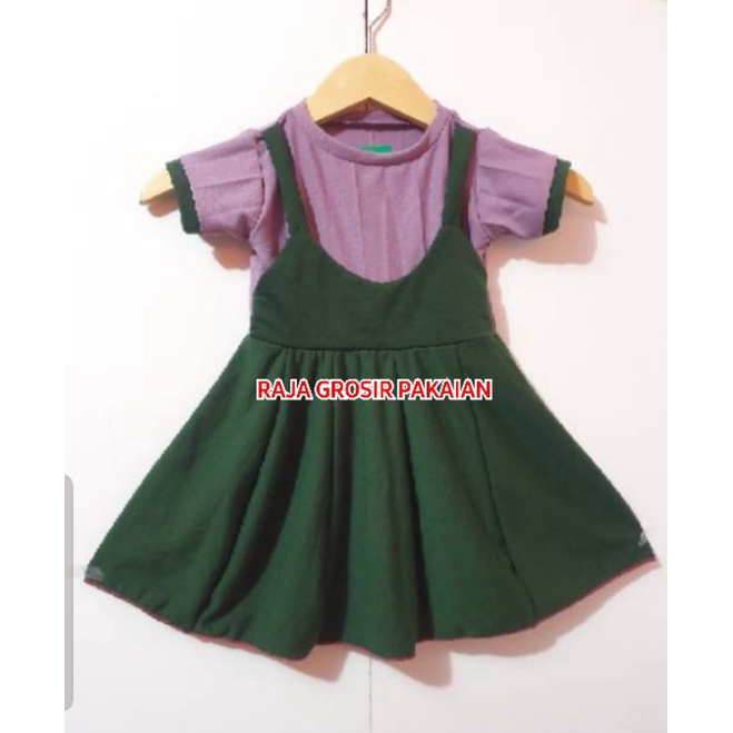 Baju Dress Kodok Anak Cantik Usia 1-4 Thn