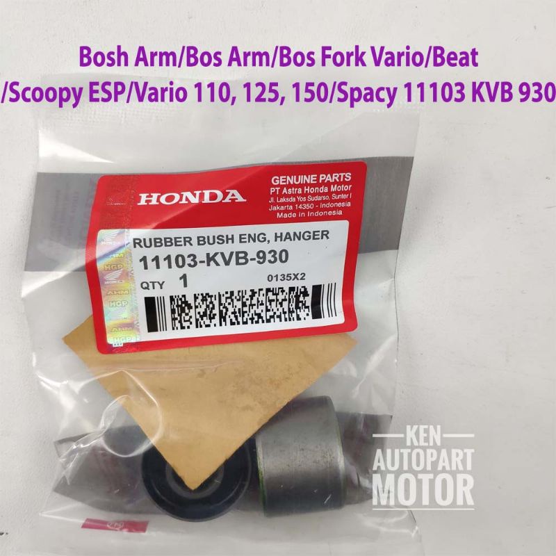 bosh arm honda vario 110 125 150 fi beat fi pop esp scoopy spacy satu set ori ahm kode kvb mounting