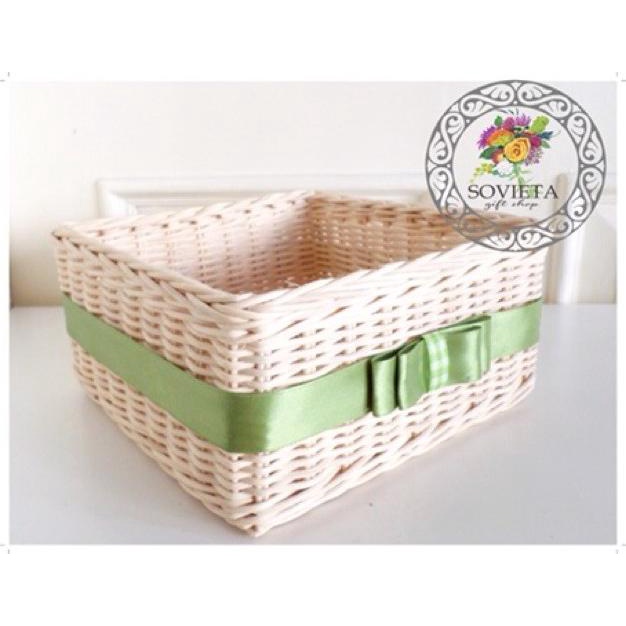 

Sale!!! Kotak Keranjang Parcel / Hampers Rotan Pita - Paling Dicari