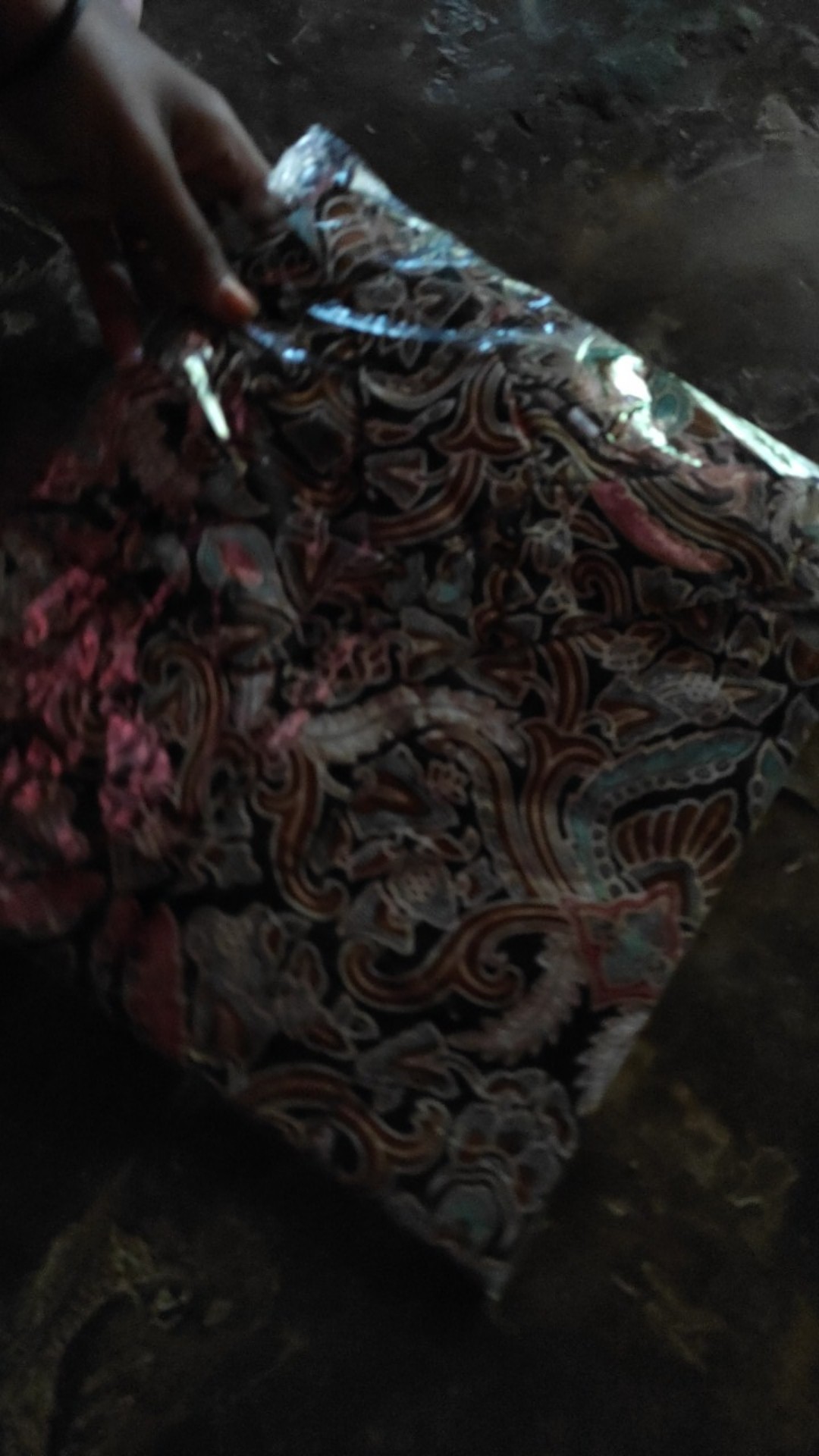 New Kemeja Batik Pria Lengan Panjang Motif Seno Biru Cirebon Mataram Gurita Kuning Motif Mocca Biru