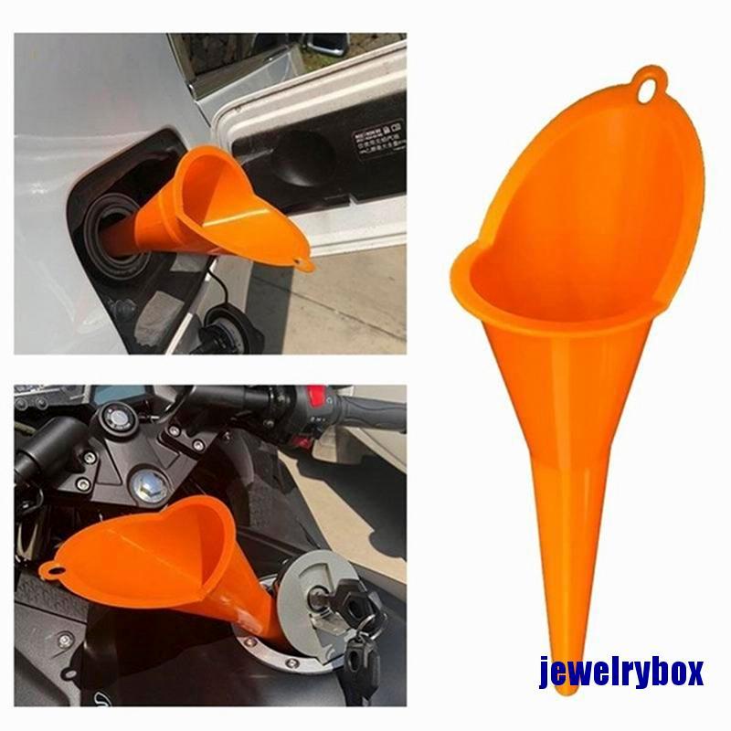 (Jewelrybox) Corong Mulut Panjang Bahan Plastik Untuk Menuang Bahan Bakar / Oli Mobil / Motor