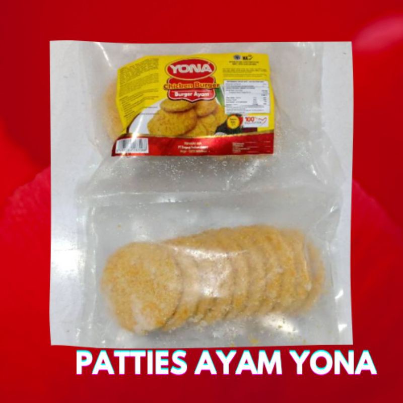 

Patties Isian Burger Daging Ayam Yona