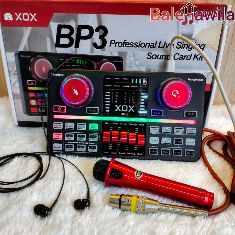 Profesional Live Singing Soundcard XOX BP3 BP 3 BP-3 Audio Interface ORIGINAL