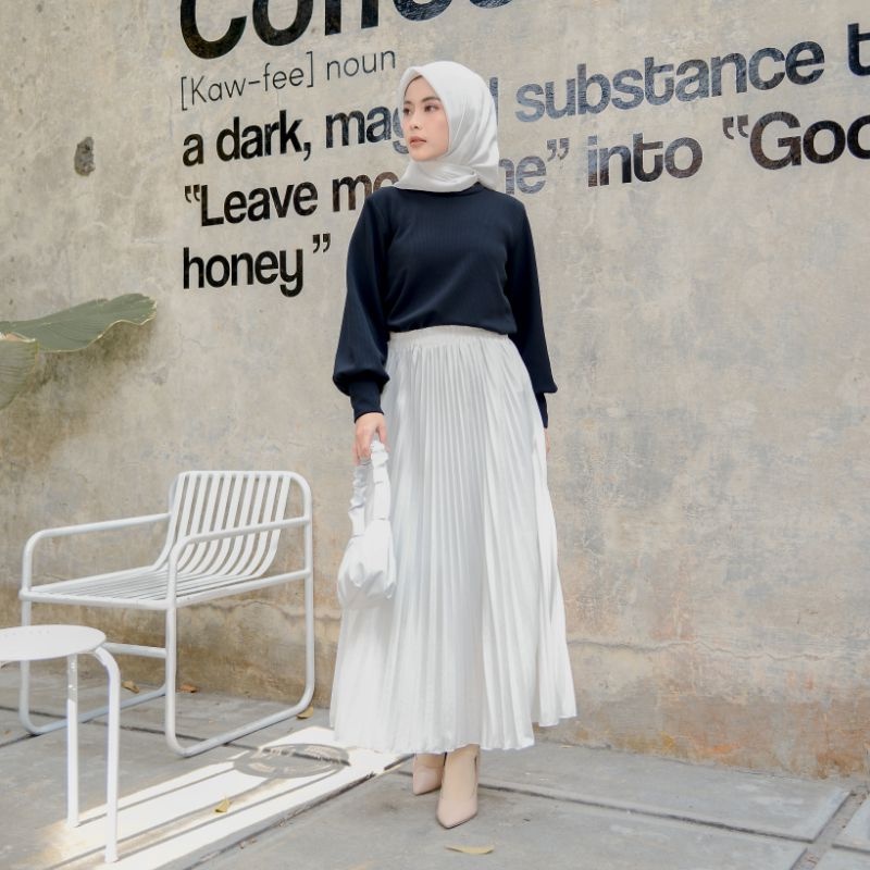 PLIZI Skirt - Rok Plisket by Hijab Mamah icis