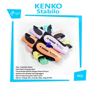 KENKO - highlighter kriptoline pastel warna