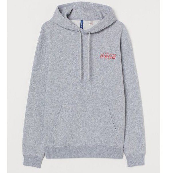 H&M HOODIE COCA COLA GREY ORIGINAL