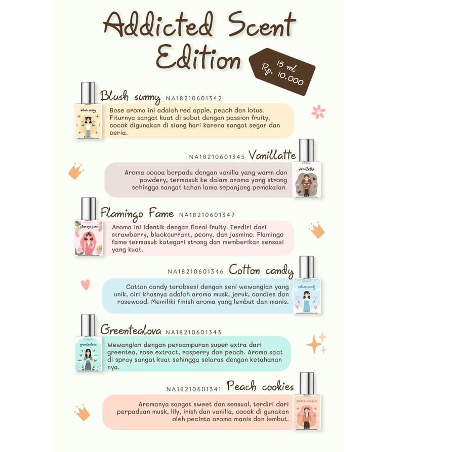 ☄️Brands ADDICTED SERIES GEAMOORE INSPIRED PARFUM 15ML BPOM ORIGINAL/ GEAMOORE PARFUM ADDICTED SERIE