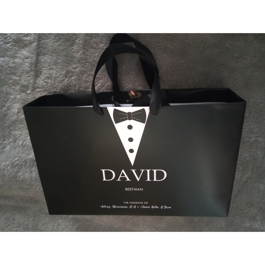 

PAPER BAG GROOMSMAN BEST MAN