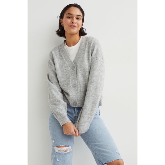 H&amp;M Fine Knit Button Cardigan