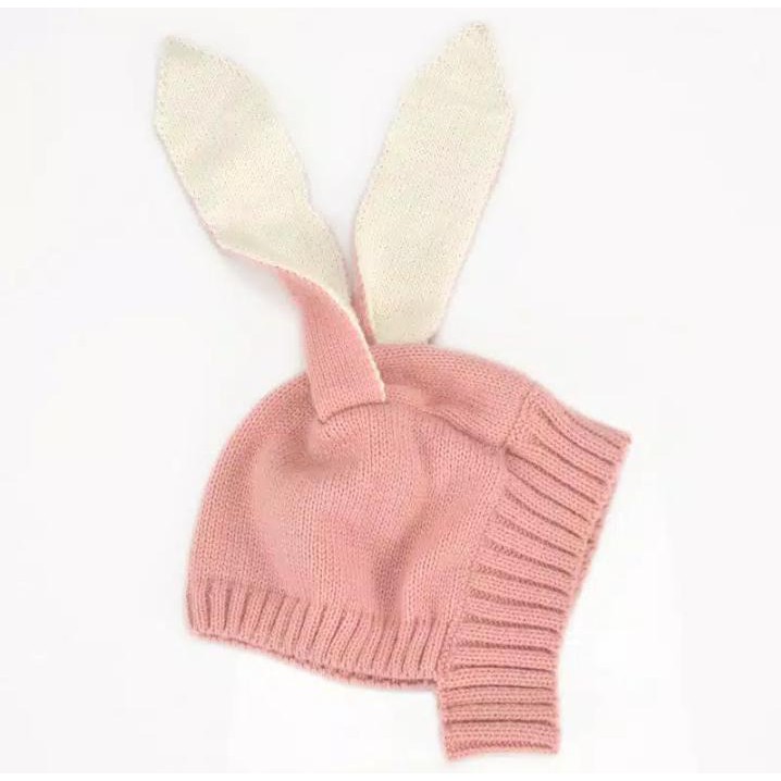 Topi Kupluk Rajut Anak Bayi Rajut Bunny