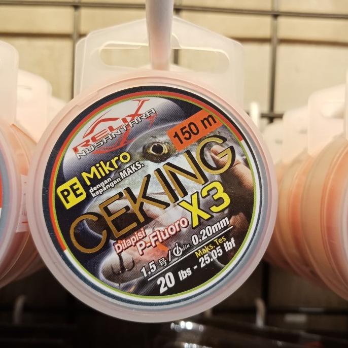 Senar Ceking Pe 1,5 X3 Relix Nusantara 150 Meter New