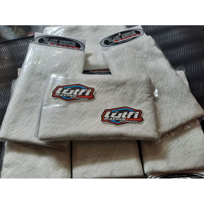 Gasbul knalpot gaspul glaswool gasbul premium gasbul racing putih anti panas peredam knalpot