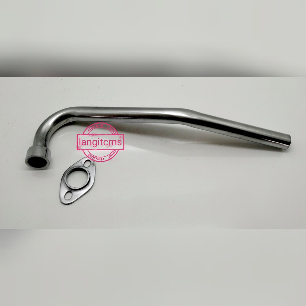 leher knalpot supra x 125 supra x fi helm in honda chrome stainless