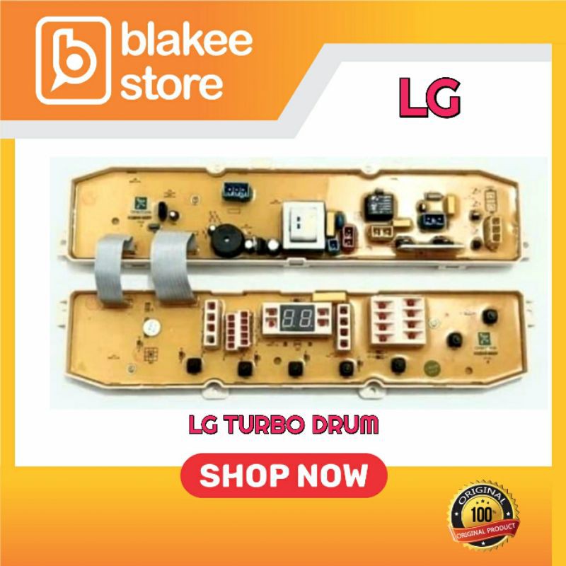 MODUL PCB MESIN CUCI LG TURBO DRUM WFL 7001TC  WF L705TC WF L805TC part kode XQB60-98SF