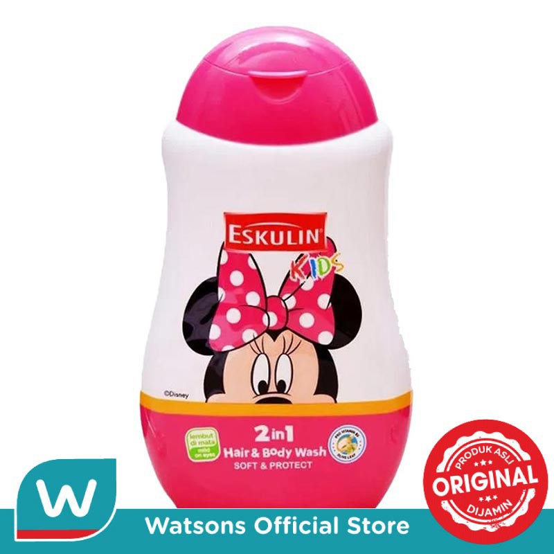 Eskulin Kids Hair & Body Wash Soft & Protect Minnie 280ml