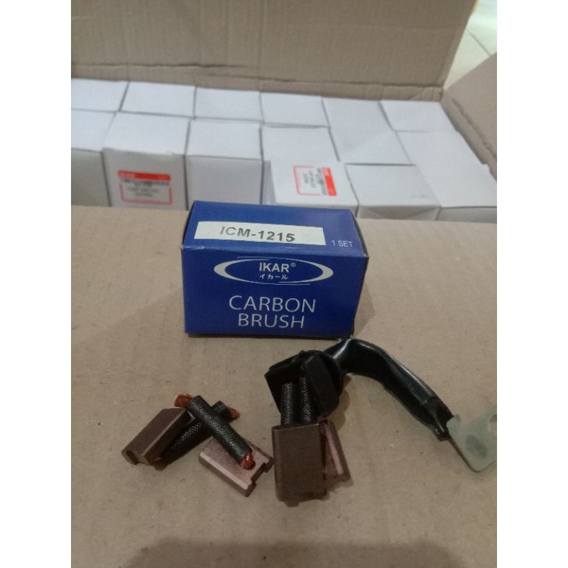 carbon brush, spull, kul dinamo starter mobil mitsubhisi t120ss 1.5 injeksi