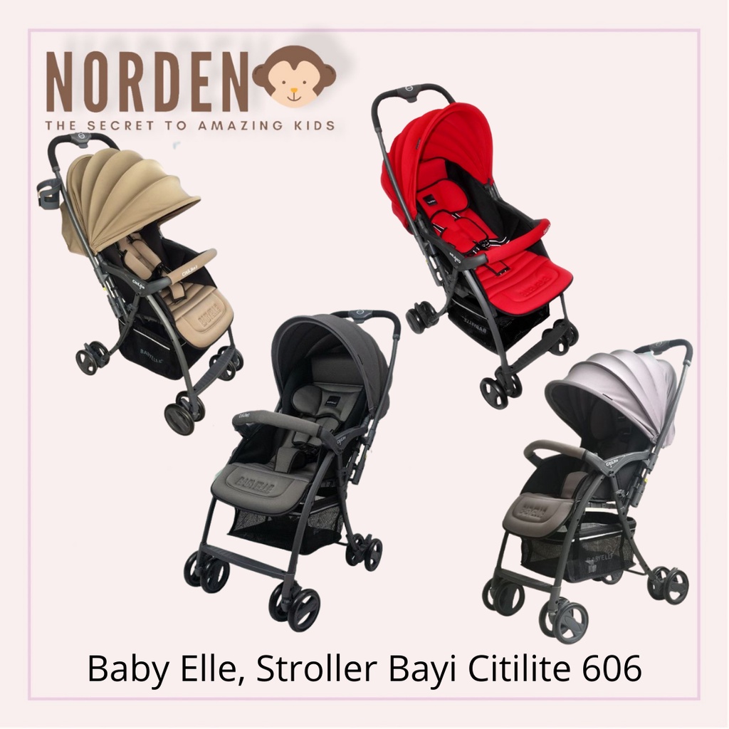 Baby Elle Stroller Bayi Citilite 606