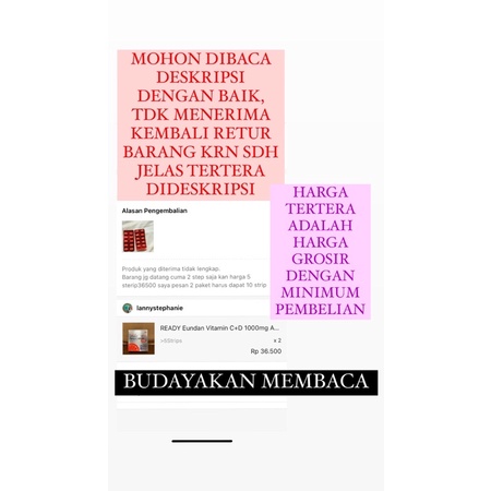READY Eundan Vitamin C+D 1000mg Asli Korea Vitamin menjaga imunitas tubuh di masa pandemi