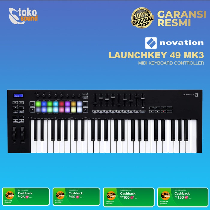 {suhadistore} Novation LAUNCHKEY 49 MKII Limited