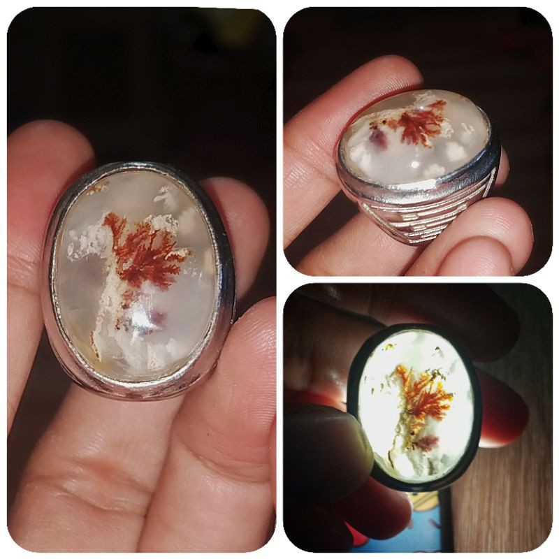 Batu akik sulaiman motif pohon bukan junder bacan kalimaya ati ayam kecubung yaman phirus pancawarna