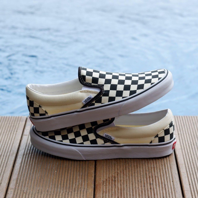 [SALE] VANS SLIP-ON CHECKERBOARD CLASSIC ORIGINAL 100% ( Global Release )