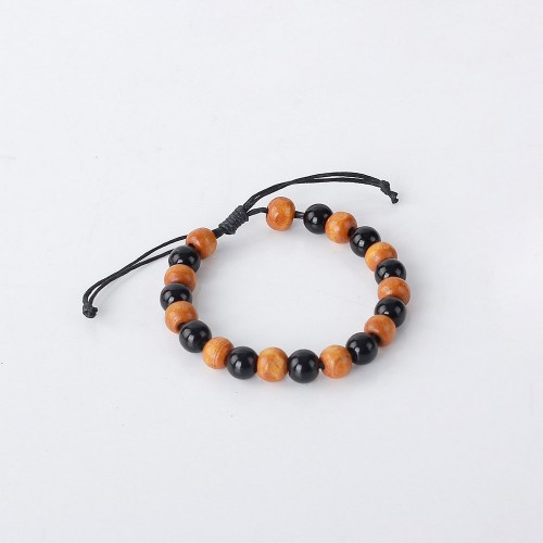 Gelang Tangan Tali Manik-Manik Pria Wanita Hand Made Simpel Beads Bracelet Vanka VK 035