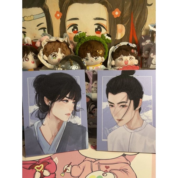 READY STOCK BJYX Yizhan Tangsan x Baili Art Frame Wang Yibo Xiao Zhan