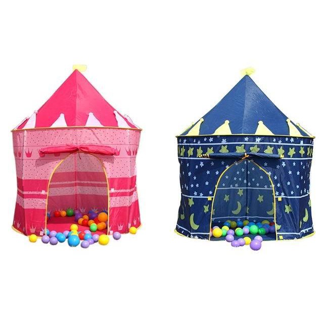 [BISA COD] TENDA ANAK CASTLE 2 WARNA / CASTLE TENT / TENDA ANAK / TENDA ANAK LIPAT