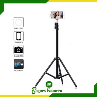 Jual Tripod 2 Meter/ Tripod HP 2M - Tripod Kamera Free Holder U Tripod ...