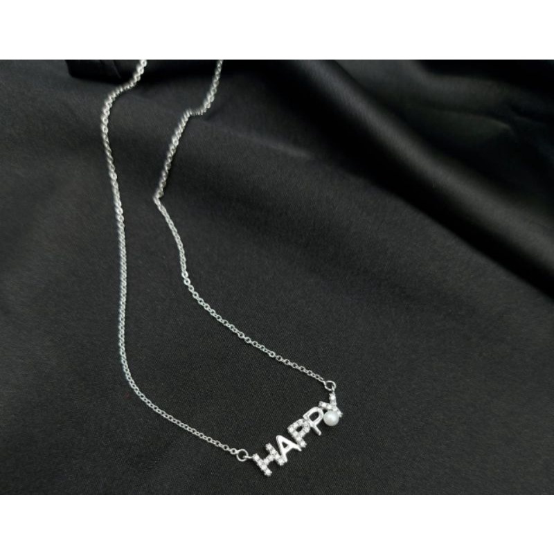 Kalung dan Liontin Wanita Xuping Asli Lapis Emas Putih