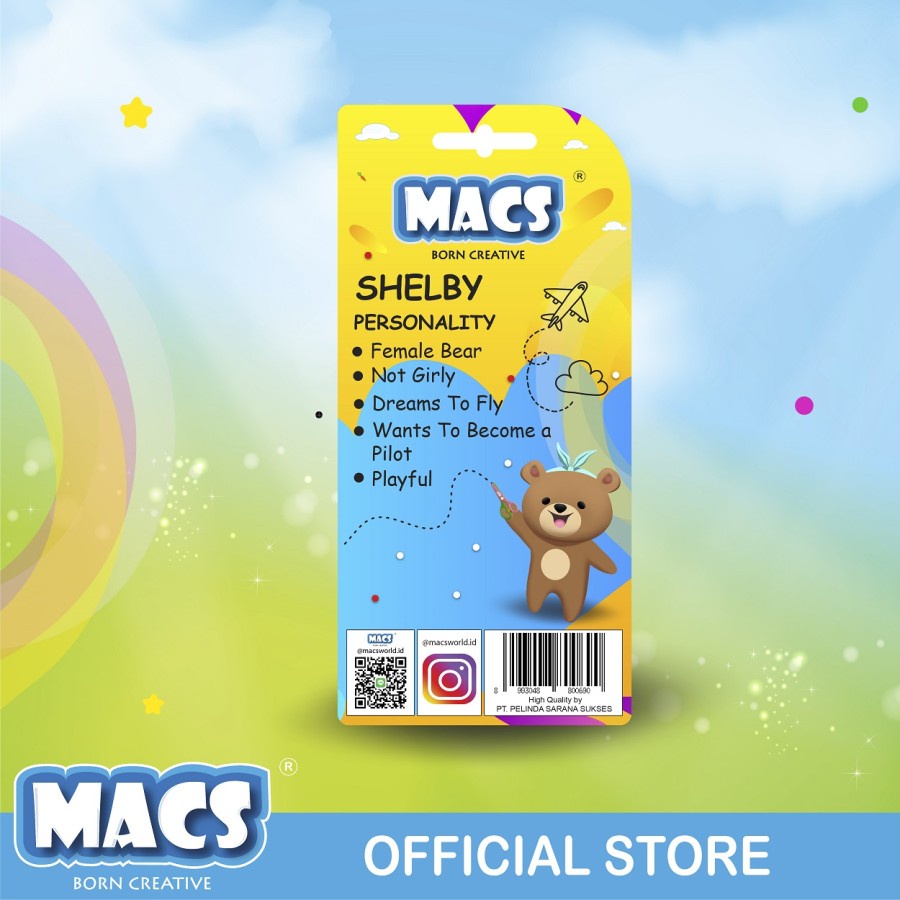 MACS Kids Scissors Gunting Plastik Aman/Safety untuk Anak Balita / TK