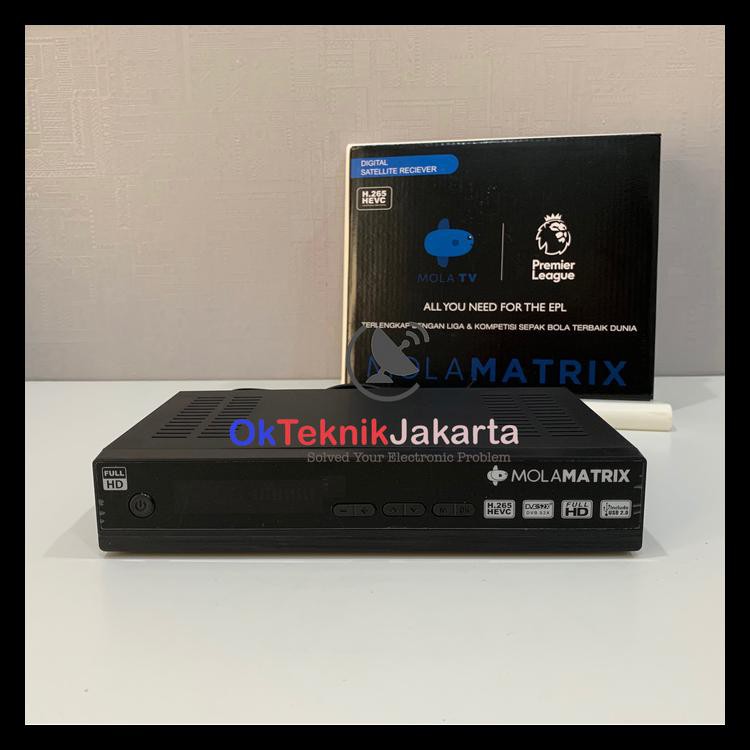 Receiver Parabola Mola Matrix Hitam H265 Liga Inggris 2019-2020Mola Tv