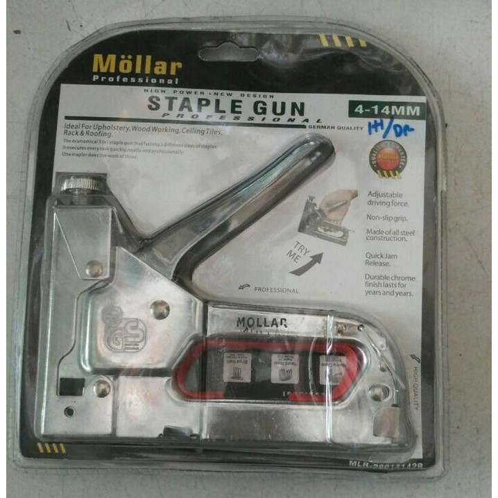 

Staple Gun / Staples Tembak / Staples Jok / Hekter MOLLAR 3 in 1