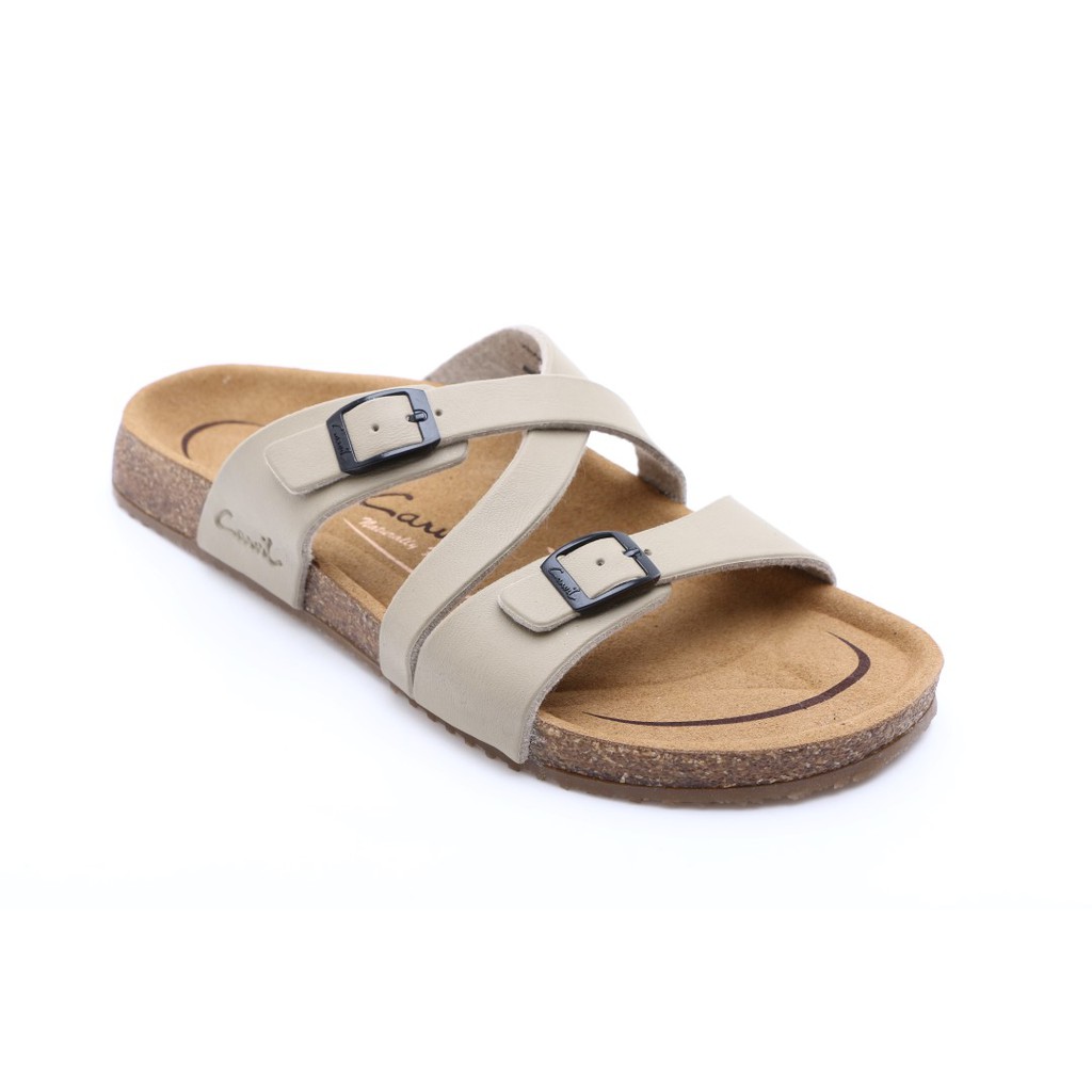  Sandal  Wanita  Carvil  KHANZA 07 BEIGE Shopee  Indonesia