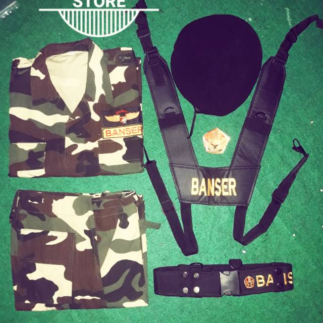 seragam banser PDL NATO anti luntur paket lengkap