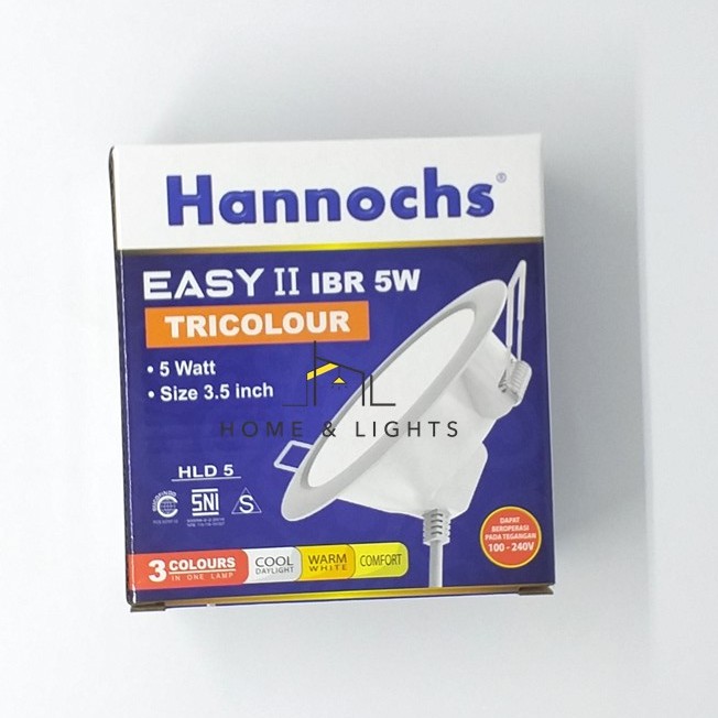 Downlight LED Tricolor Easy II Hannochs 5W