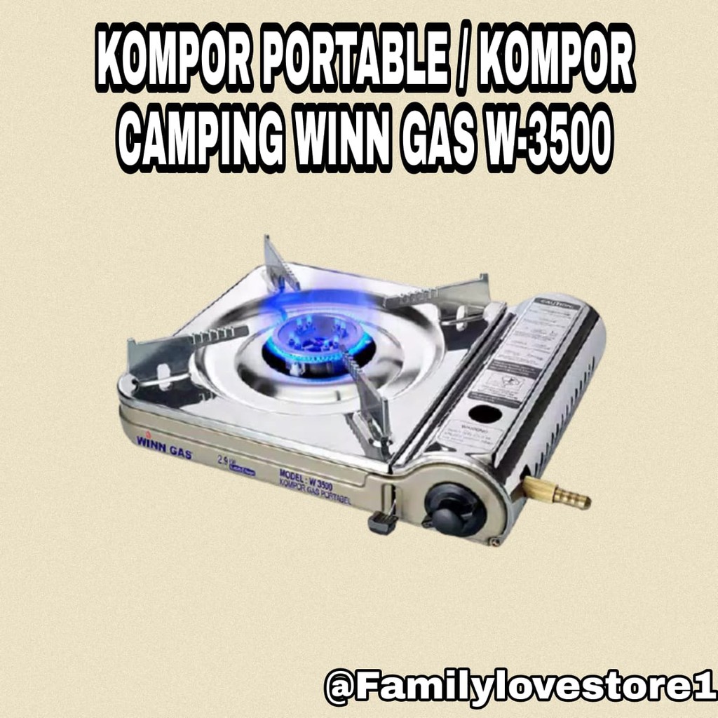 KOMPOR PORTABLE / KOMPOR CAMPING WINN GAS W-3500