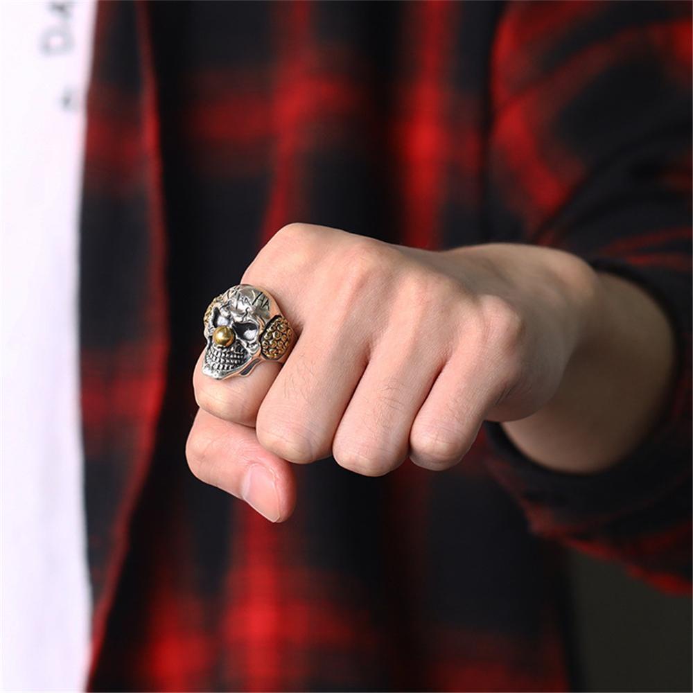 Lily Vintage Rings New Finger Jewelry Warrior Rock Indian Hip Hop Gothic