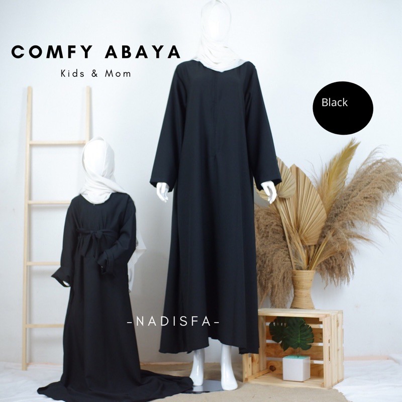 MINI COMFY ABAYA BAYI ANAK DAN REMAJA