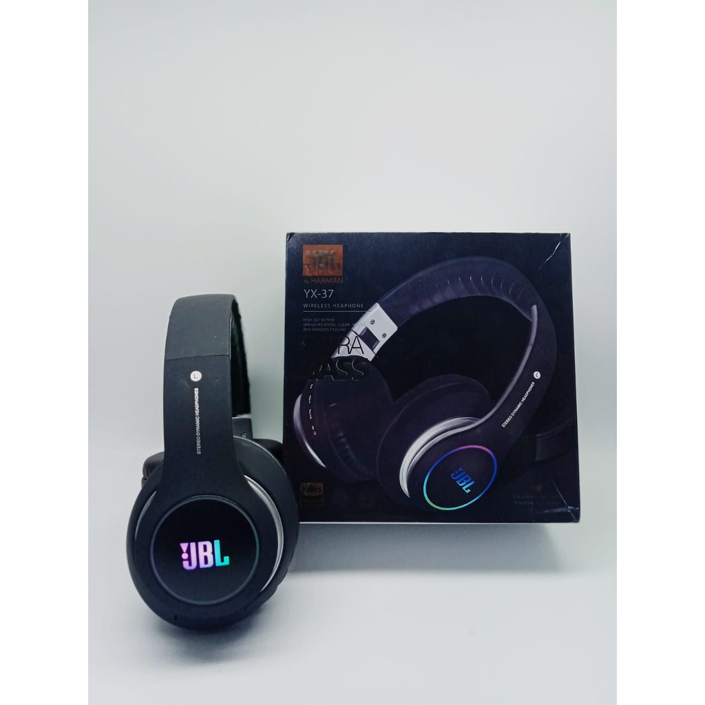 Headphone JBL Wireless / Bluetooth LED Ekstra Bass YX-37