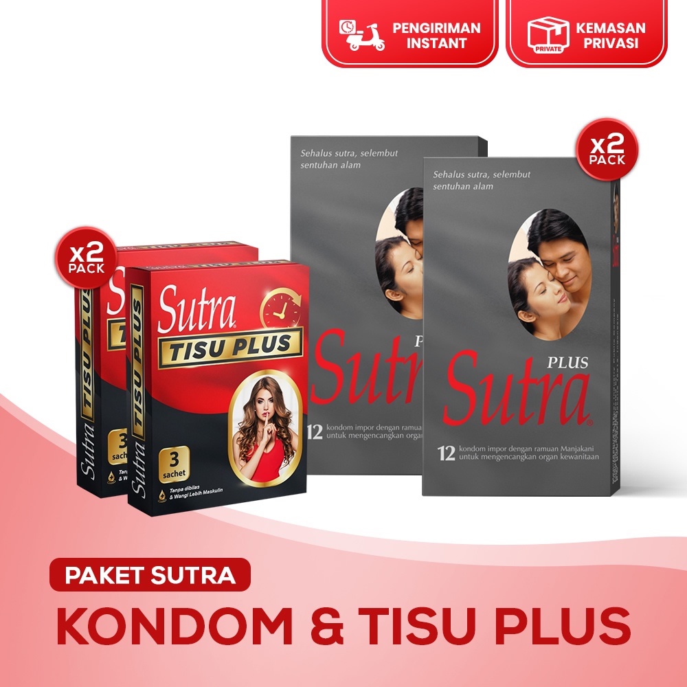 Sutra Tisu Plus Tissue Magic Man Power Tissu Antiseptic - 3 Pcs