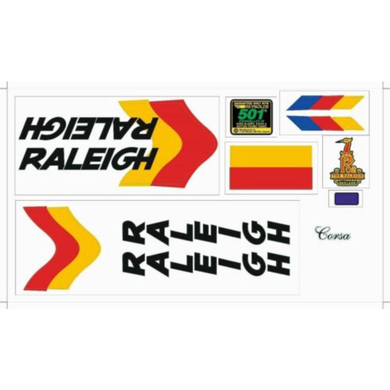 decals set BMX raleigh #stikerreleigh #decals #stiker bmx