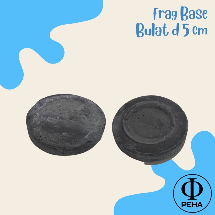 Frag Base Frag Disk Bulat 5 cm Jumbo Hitam / Putih per pcs Fragbase - Hitam