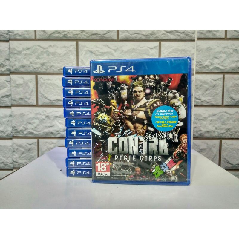 KASET PS4 CONTRA ROGUE CORPS BARU