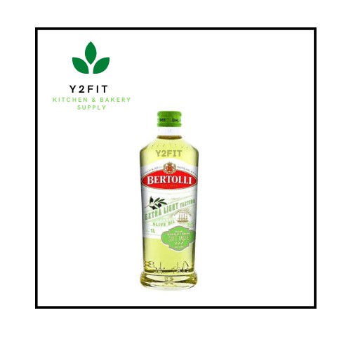 

Y2fit BERTOLLI EXTRA LIGHT OLIVE OIL 1 L - MINYAK GORENG SEHAT PREMIUM HALAL