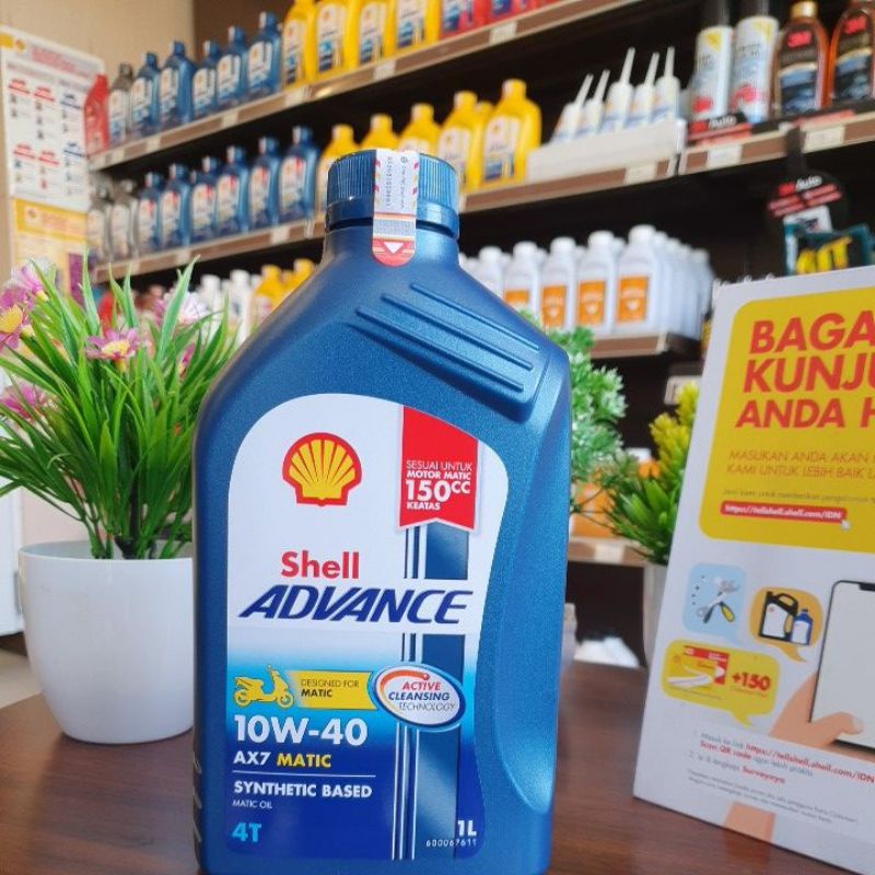 Oli Shell advance Ax7 Scooter 1 Lt